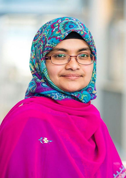 Shahina Begum är en av de professorer som installeras vid Akademisk högtid den 7 oktober 2022.